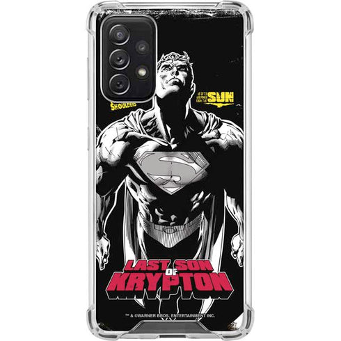 DC Comics Superman Last Son of Krypton Galaxy A72 5G Clear Case