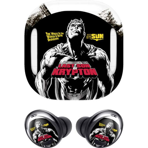 DC Comics Superman Last Son of Krypton Galaxy Buds Pro Skin