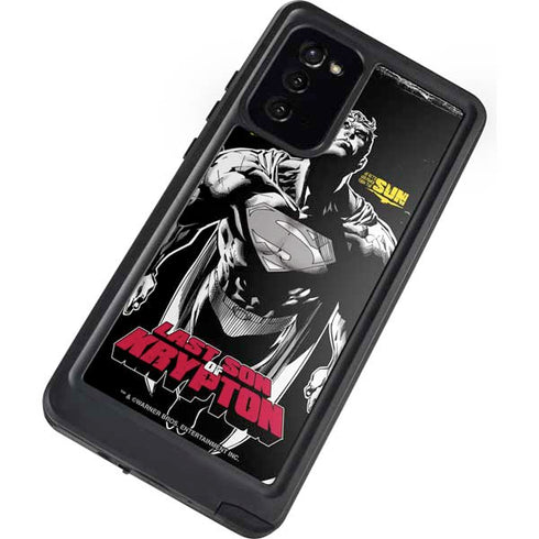 DC Comics Superman Last Son of Krypton Galaxy Note20 5G Waterproof Case