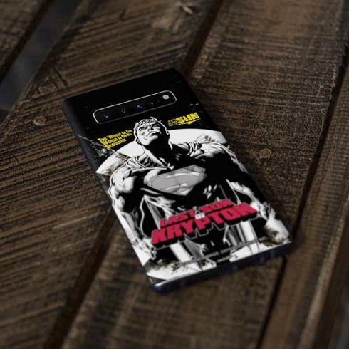 DC Comics Superman Last Son of Krypton Galaxy S10 Plus Skin
