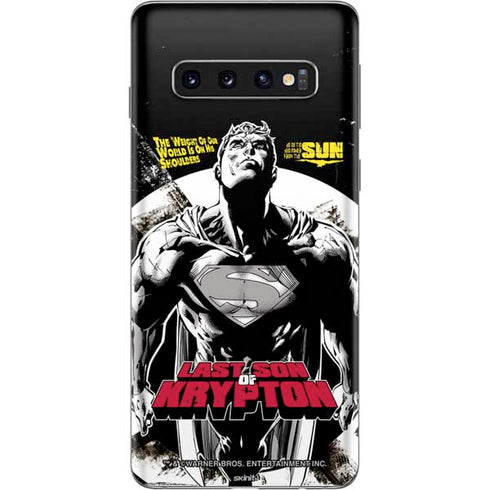 DC Comics Superman Last Son of Krypton Galaxy S10 Skin