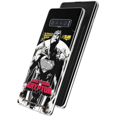 DC Comics Superman Last Son of Krypton Galaxy S10 Skin
