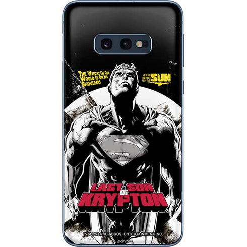 DC Comics Superman Last Son of Krypton Galaxy S10e Skin
