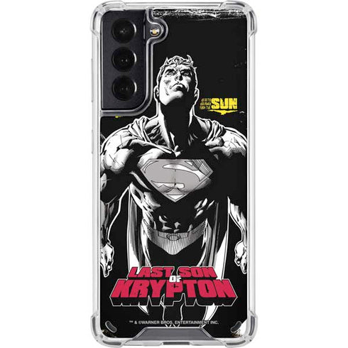 DC Comics Superman Last Son of Krypton Galaxy S21 5G Clear Case