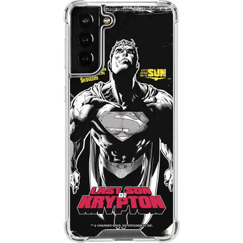 DC Comics Superman Last Son of Krypton Galaxy S21 FE Clear Case