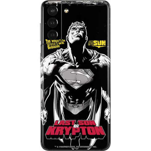 DC Comics Superman Last Son of Krypton Galaxy S21 Plus 5G Skin