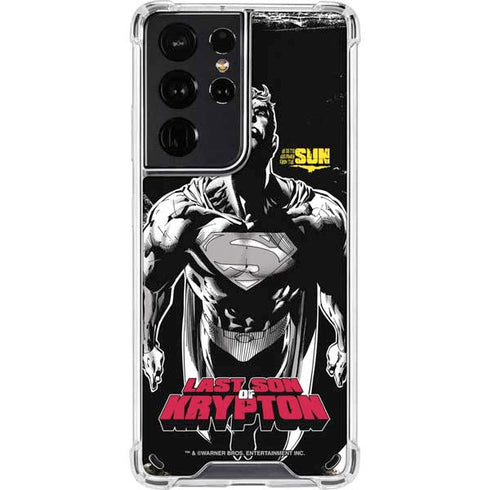DC Comics Superman Last Son of Krypton Galaxy S21 Ultra 5G Clear Case