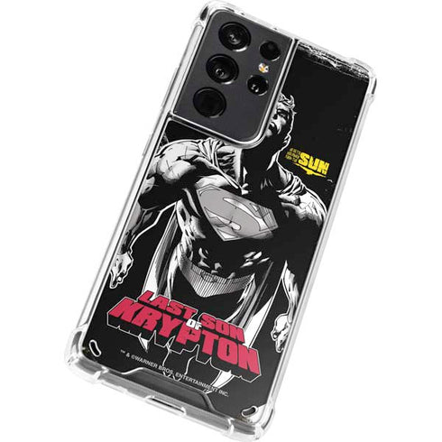 DC Comics Superman Last Son of Krypton Galaxy S21 Ultra 5G Clear Case