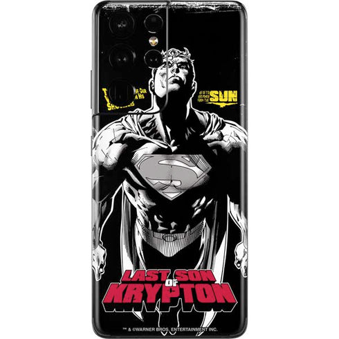 DC Comics Superman Last Son of Krypton Galaxy S21 Ultra 5G Skin