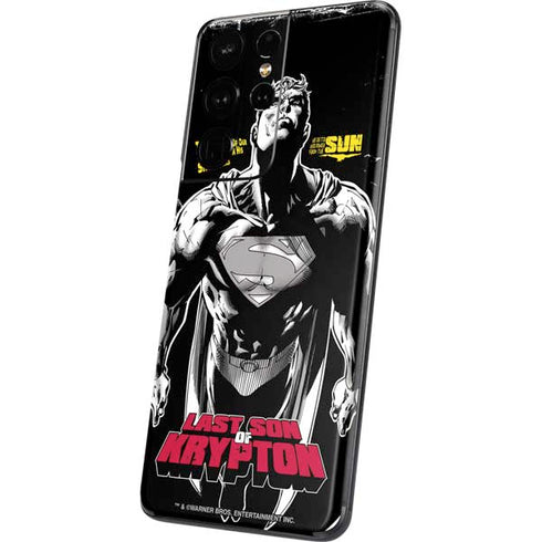 DC Comics Superman Last Son of Krypton Galaxy S21 Ultra 5G Skin
