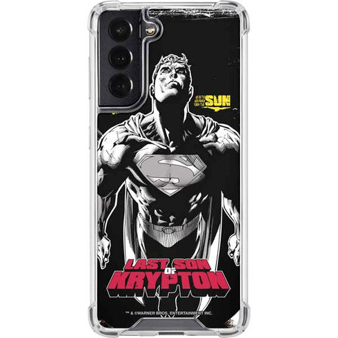 DC Comics Superman Last Son of Krypton Galaxy S22 Clear Case