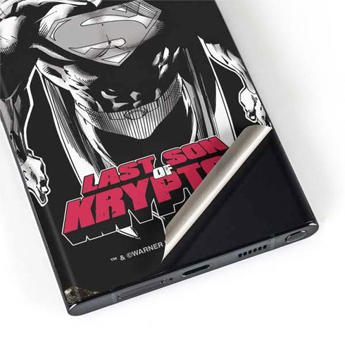 DC Comics Superman Last Son of Krypton Galaxy S22 Ultra Skin