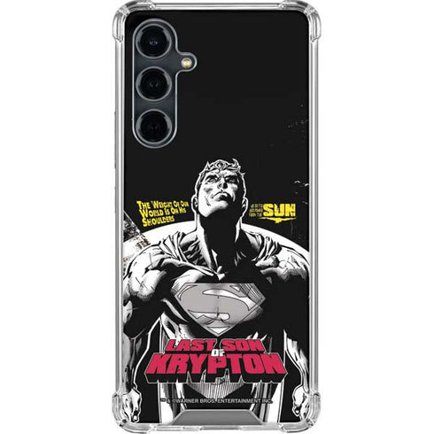 DC Comics Superman Last Son of Krypton Galaxy S23 FE Clear Case