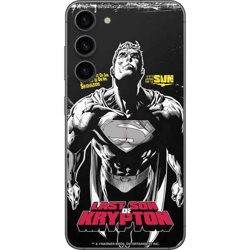 DC Comics Superman Last Son of Krypton Galaxy S23 Plus Skin