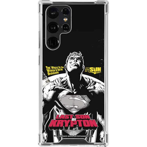 DC Comics Superman Last Son of Krypton Galaxy S24 Ultra Clear Case