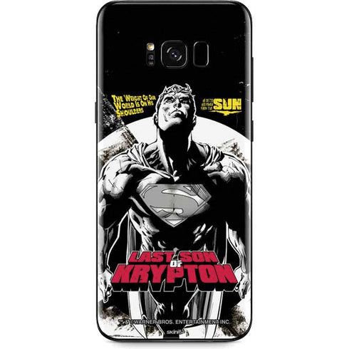 DC Comics Superman Last Son of Krypton Galaxy S8 Plus Skin