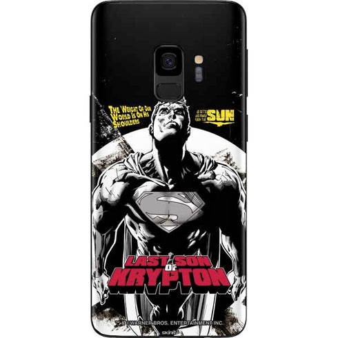 DC Comics Superman Last Son of Krypton Galaxy S9 Skin