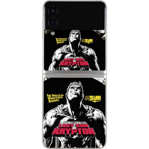 DC Comics Superman Last Son of Krypton Galaxy Z Flip3 5G Skin
