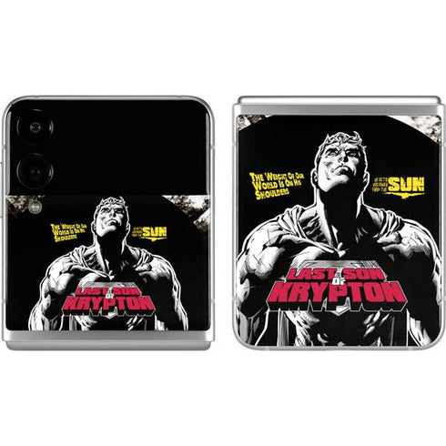 DC Comics Superman Last Son of Krypton Galaxy Z Flip4 5G Skin
