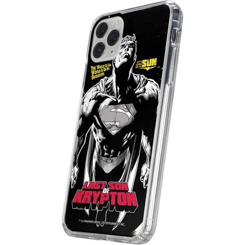 DC Comics Superman Last Son of Krypton iPhone 11 Pro Clear Case