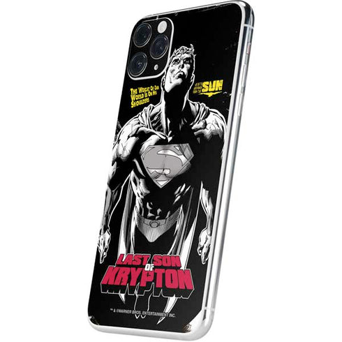 DC Comics Superman Last Son of Krypton iPhone 11 Pro Max Skin