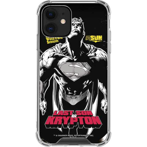 DC Comics Superman Last Son of Krypton iPhone 12 Clear Case