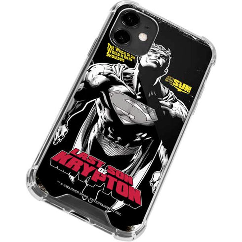 DC Comics Superman Last Son of Krypton iPhone 12 Clear Case