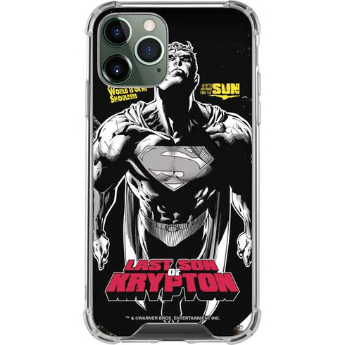 DC Comics Superman Last Son of Krypton iPhone 12 Pro Clear Case