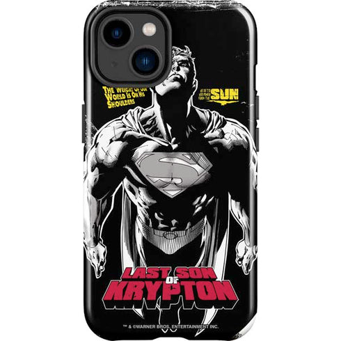 DC Comics Superman Last Son of Krypton iPhone 15 Plus Impact Case