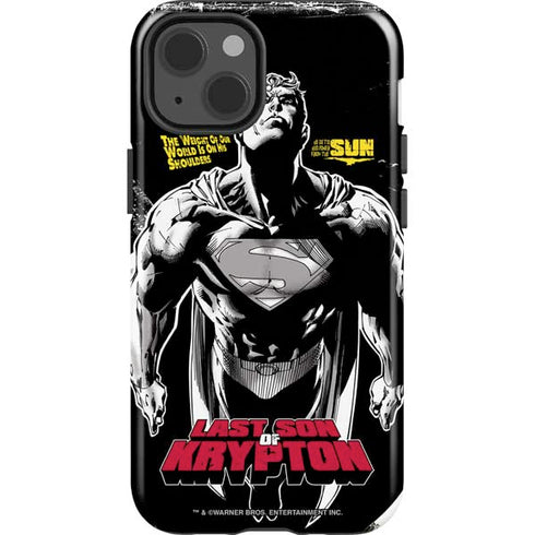DC Comics Superman Last Son of Krypton iPhone 15 Impact Case