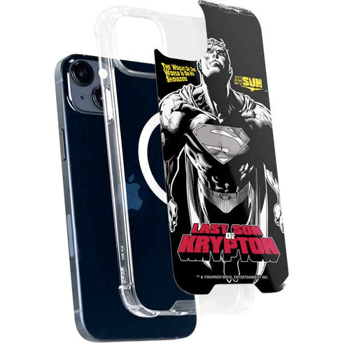 DC Comics Superman Last Son of Krypton iPhone 15 Plus MagSafe Case