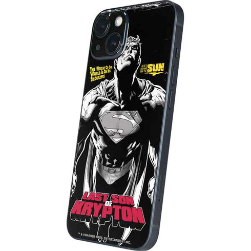 DC Comics Superman Last Son of Krypton iPhone 15 Plus Skin
