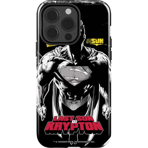 DC Comics Superman Last Son of Krypton iPhone 14 Pro Impact Case