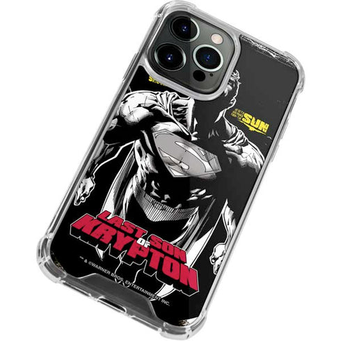 DC Comics Superman Last Son of Krypton iPhone 15 Pro Max Clear Case
