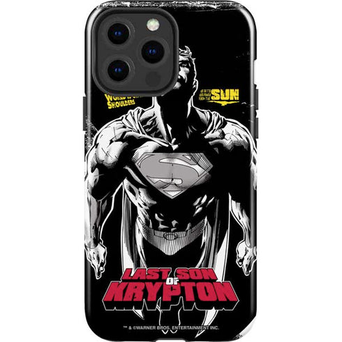 DC Comics Superman Last Son of Krypton iPhone 15 Pro Max Impact Case