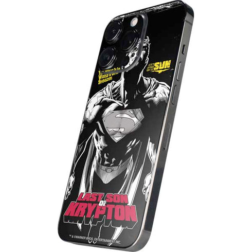 DC Comics Superman Last Son of Krypton iPhone 14 Pro Max Skin