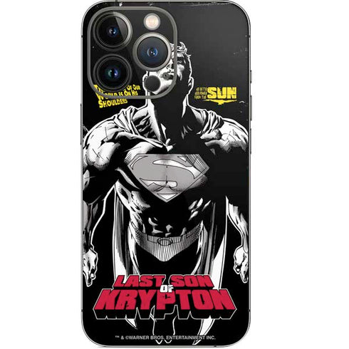DC Comics Superman Last Son of Krypton iPhone 14 Pro Skin