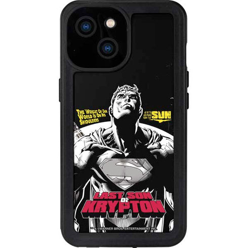 DC Comics Superman Last Son of Krypton iPhone 15 Waterproof Case