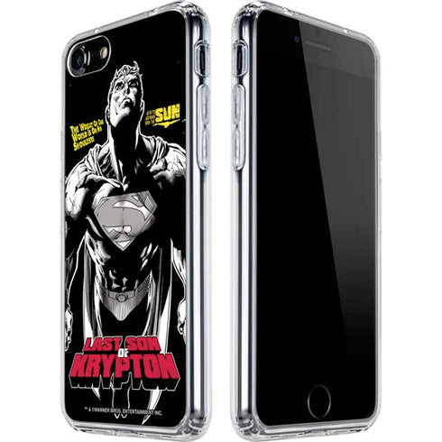 DC Comics Superman Last Son of Krypton iPhone SE (2nd & 3rd Gen) Clear Case