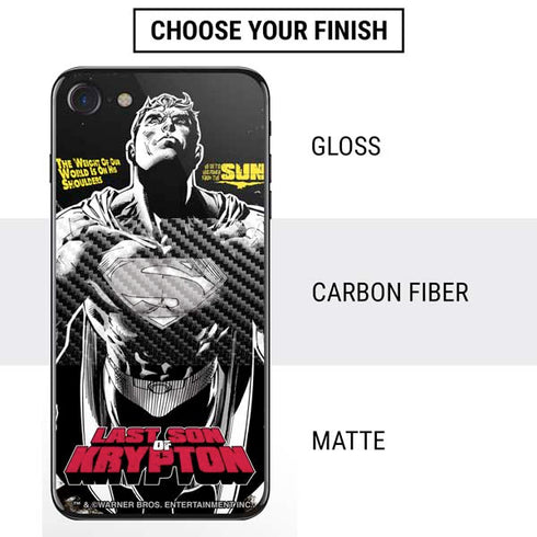 DC Comics Superman Last Son of Krypton iPhone SE (2nd & 3rd Gen) Skin