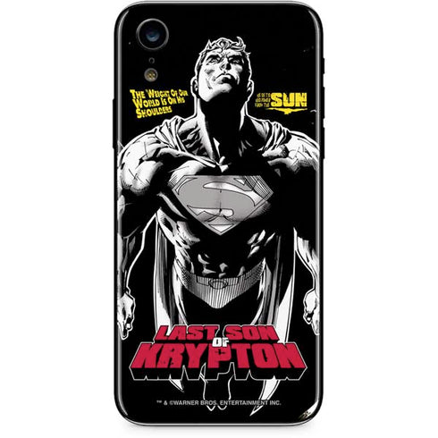 DC Comics Superman Last Son of Krypton iPhone XR Skin