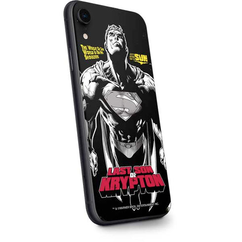 DC Comics Superman Last Son of Krypton iPhone XR Skin