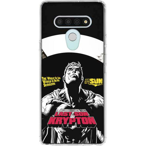 DC Comics Superman Last Son of Krypton LG Stylo 6 Clear Case