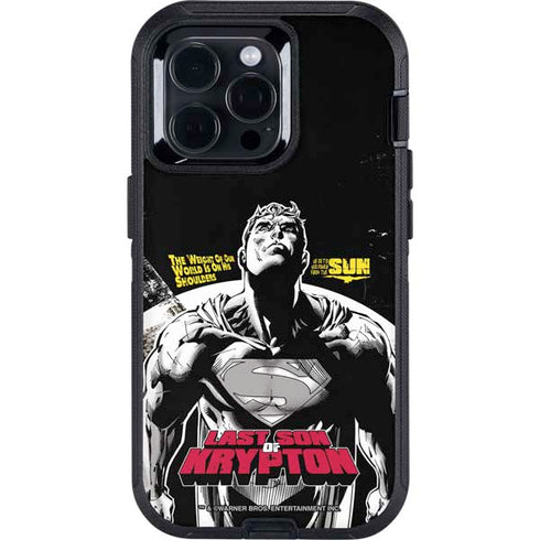 DC Comics Superman Last Son of Krypton Otterbox Defender iPhone Skin