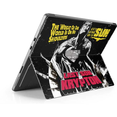 DC Comics Superman Last Son of Krypton Surface Pro 9 Skin