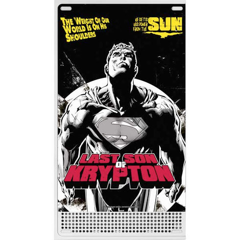 DC Comics Superman Last Son of Krypton Xbox Series S Console Skin