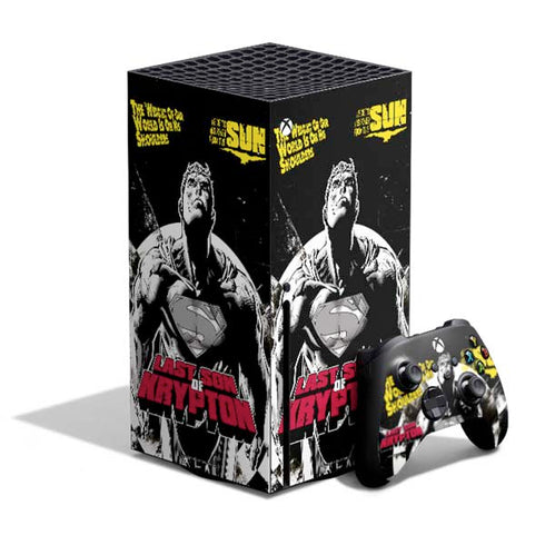 DC Comics Superman Last Son of Krypton Xbox Series X Bundle Skin