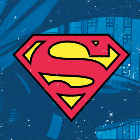 DC Comics Superman Logo Background Pattern Nintendo 2DS XL (2017) Skin