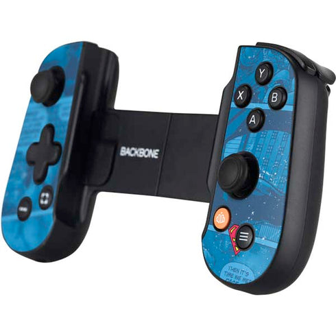 DC Comics Superman Logo Background Pattern Backbone One for iPhone Game Controller Skin