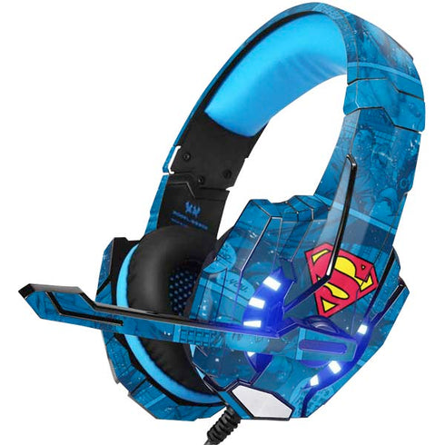 DC Comics Superman Logo Background Pattern BENGOO G9000 Skin